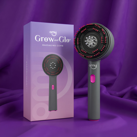 OMY Grow and Glow Massaging Comb