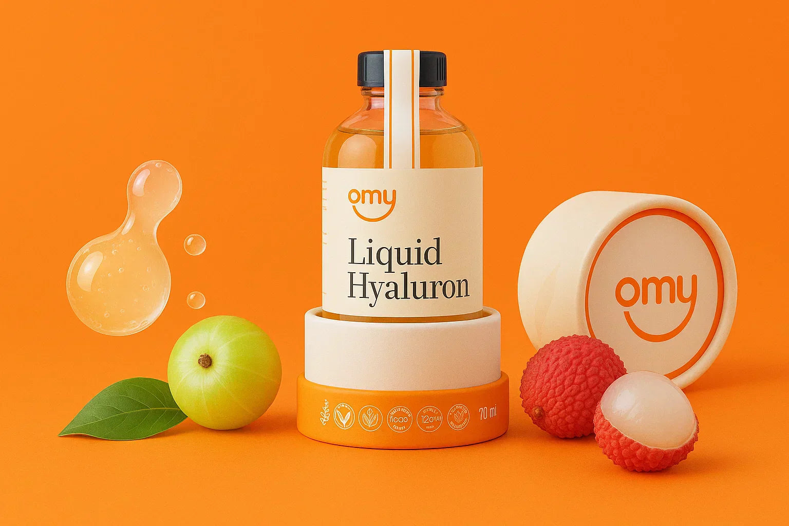 Second Life: Reusing OMY Liquid Hyaluronic Acid Bottles