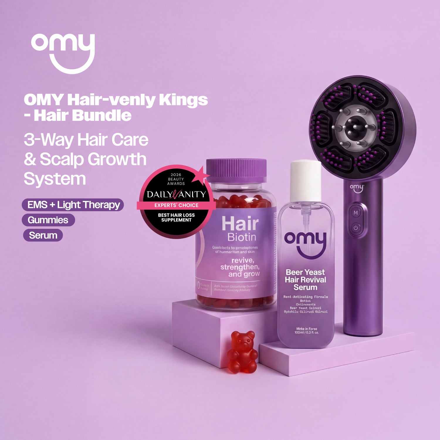 3 Hair-venly Kings of Hair Growth - Your Complete Hair Care Solution