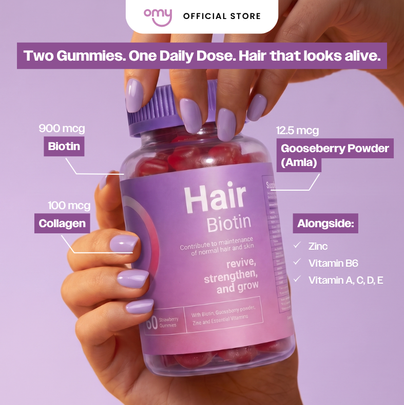 OMY Hair Biotin Gummies
