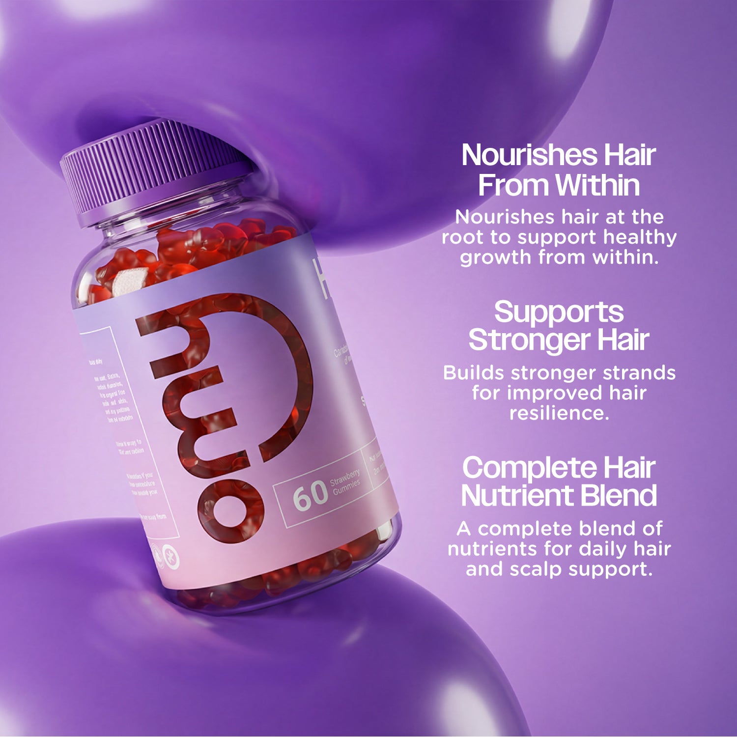 OMY Hair Biotin Gummies