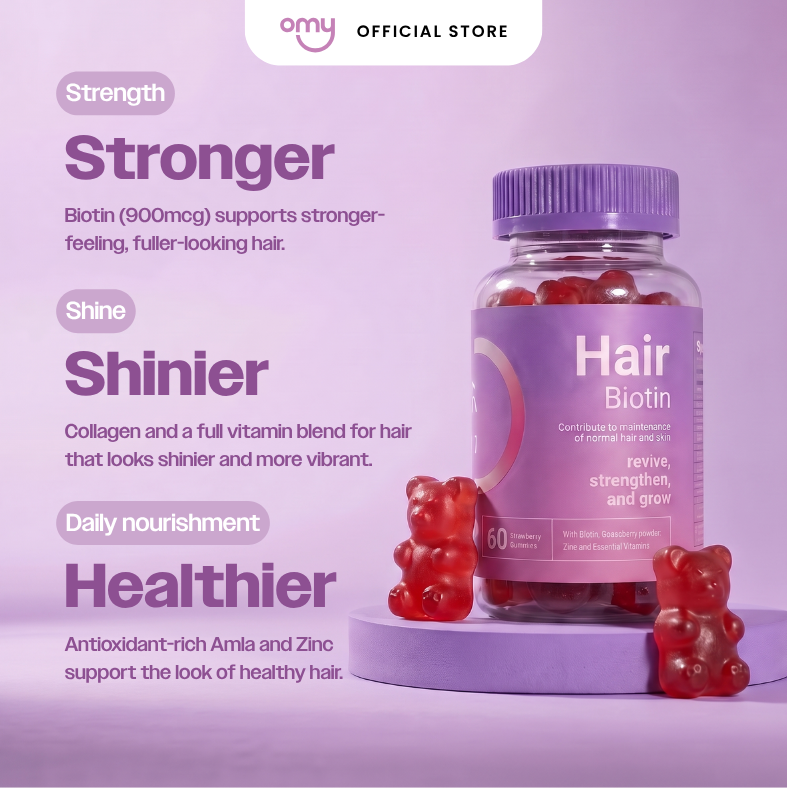 OMY Hair Biotin Gummies