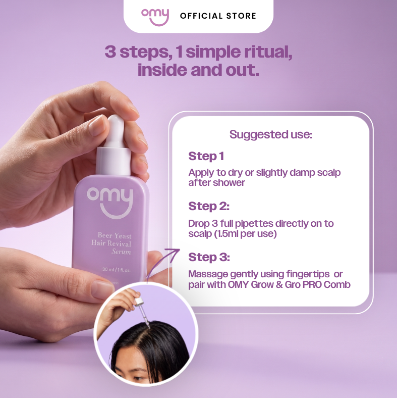 OMY Beer Yeast Hair Serum [30ml]