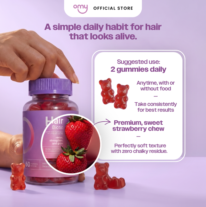 OMY Hair Biotin Gummies