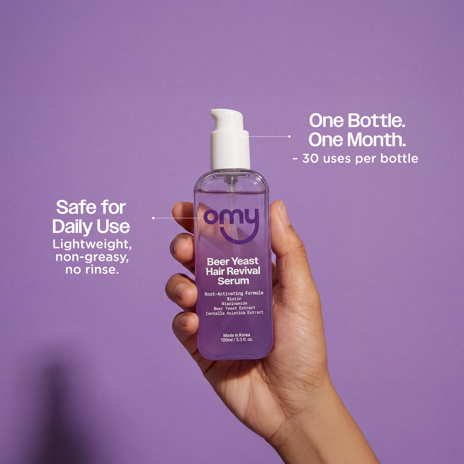 OMY Beer Yeast Hair Serum [100ml]