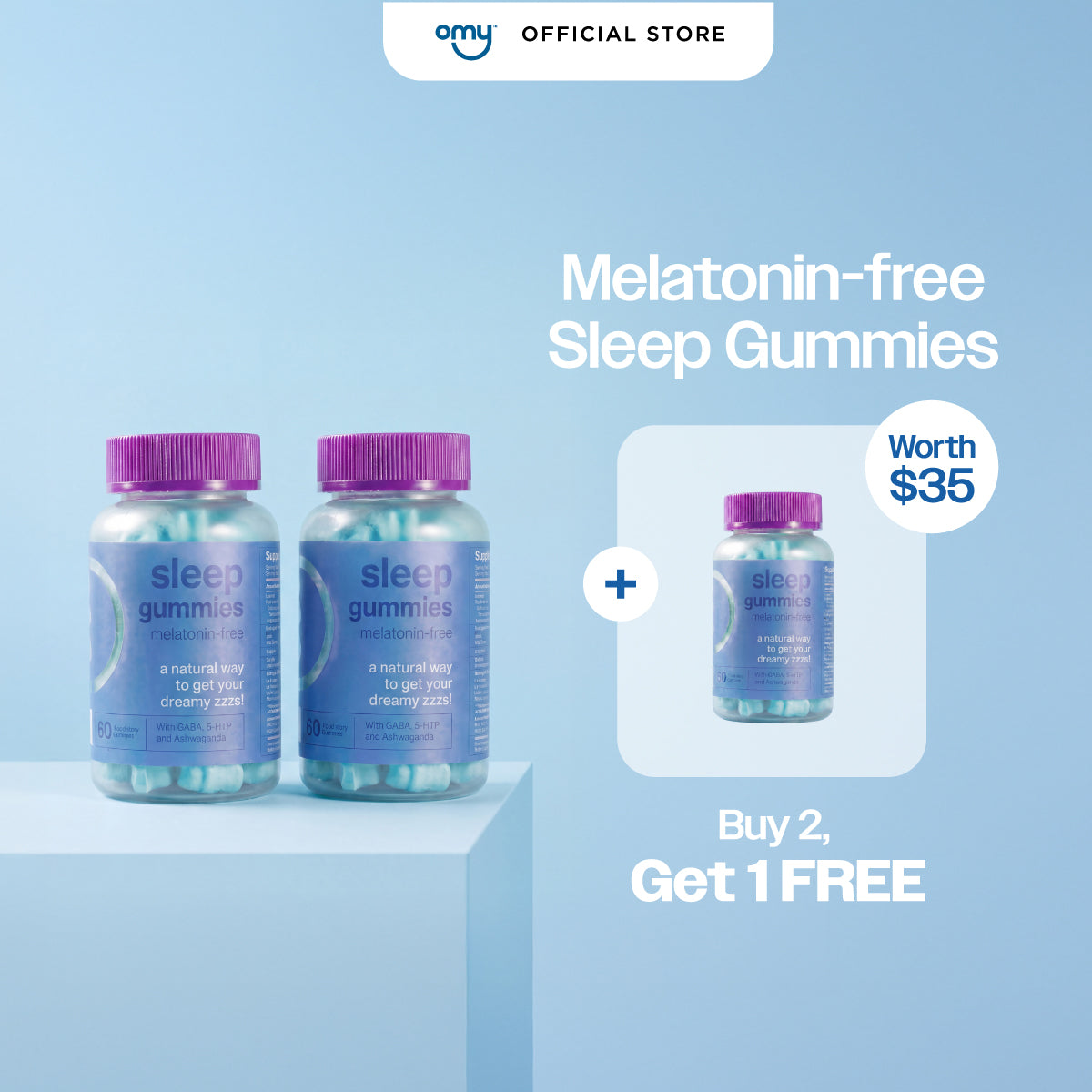 OMY Sleep Melatonin-Free Gummies